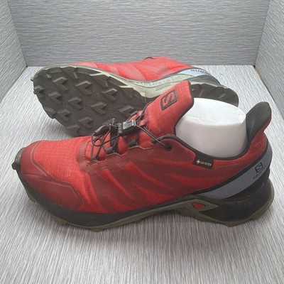 Salomon Supercross GTX Trail Running Shoes Mens 9.5 Gore-Tex Waterproof