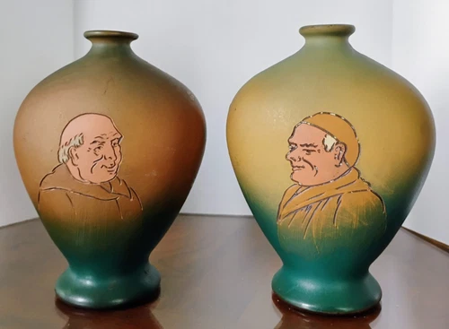 Weller Dickens Ware II Art Pottery Vases 1900s