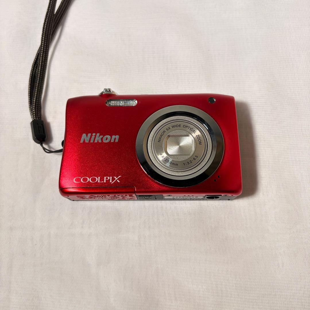 Nikon COOLPIX A100 Red Compact Digital Camera Tested Working