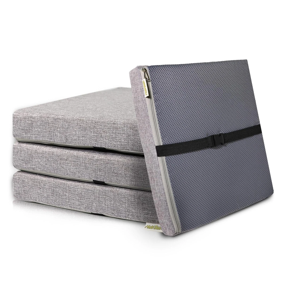 uyeoco Memory foam rimovibile spesso 5/8 cm 30/40/45/50 cm, cuscino antiscivolo, per sedie da pranzo, ufficio, cucina(Q1,40x40x8cm