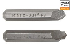 Boa 17020 Mini X-Out® Screw Extractors Wood Screw Sizes No.6-10