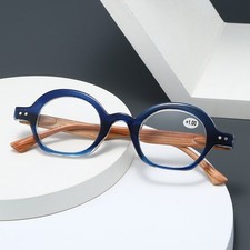 Vintage Round Anti Blue Light Reading Glasses Unisex Fashion Readers 0  4.00