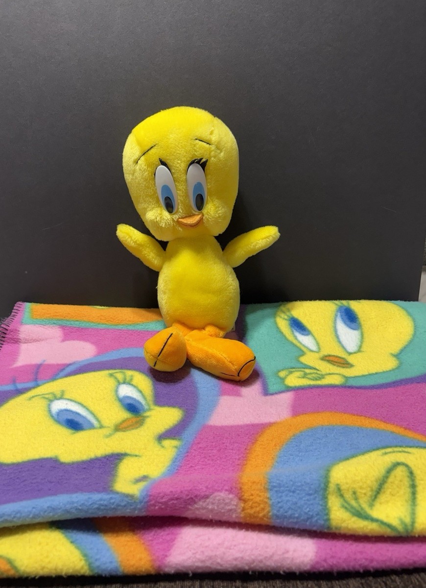 ヴィンテージ トゥイーティー ブランケット Vintage Baby Looney Tunes Tweety Bird 2000 Y2K Plush Blanket And