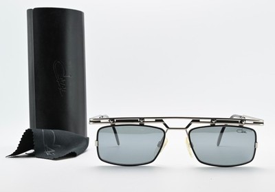 CAZAL Sunglasses 975 Col 598 54-20 140 Vintage 90`S Square Silver Black L