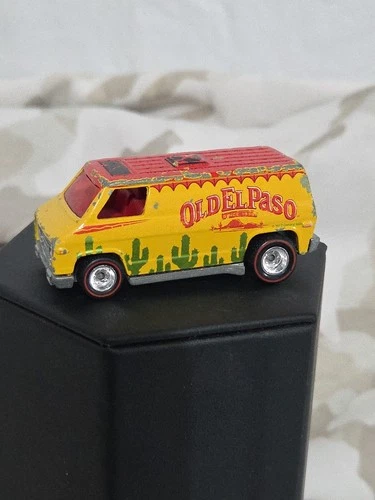 Hot Wheels Redline 1974 OLD El Paso Van Yellow with Red Top and Red Windshield