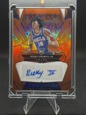 2023-24 Obsidian #RE-RCF Ricky Council IV Eruption Auto Electric Etch Orange#/75