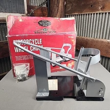 Haul Master Motorcycle Wheel Chock No. 96349 Open Box Mounts to Any Flat Surface