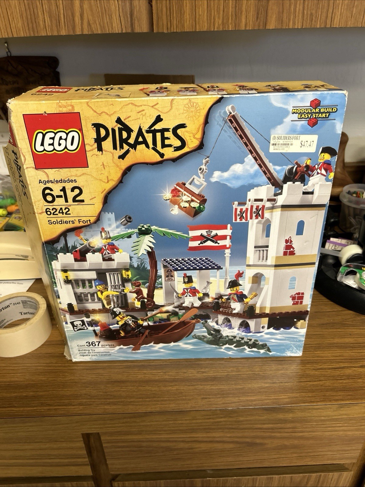 LEGO Pirates: Soldiers' Fort (6242) Damaged Box With Sealed Bags