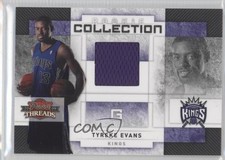 2009-10 Panini Threads Rookie Collection Materials 67/250 Tyreke Evans #4 d1m