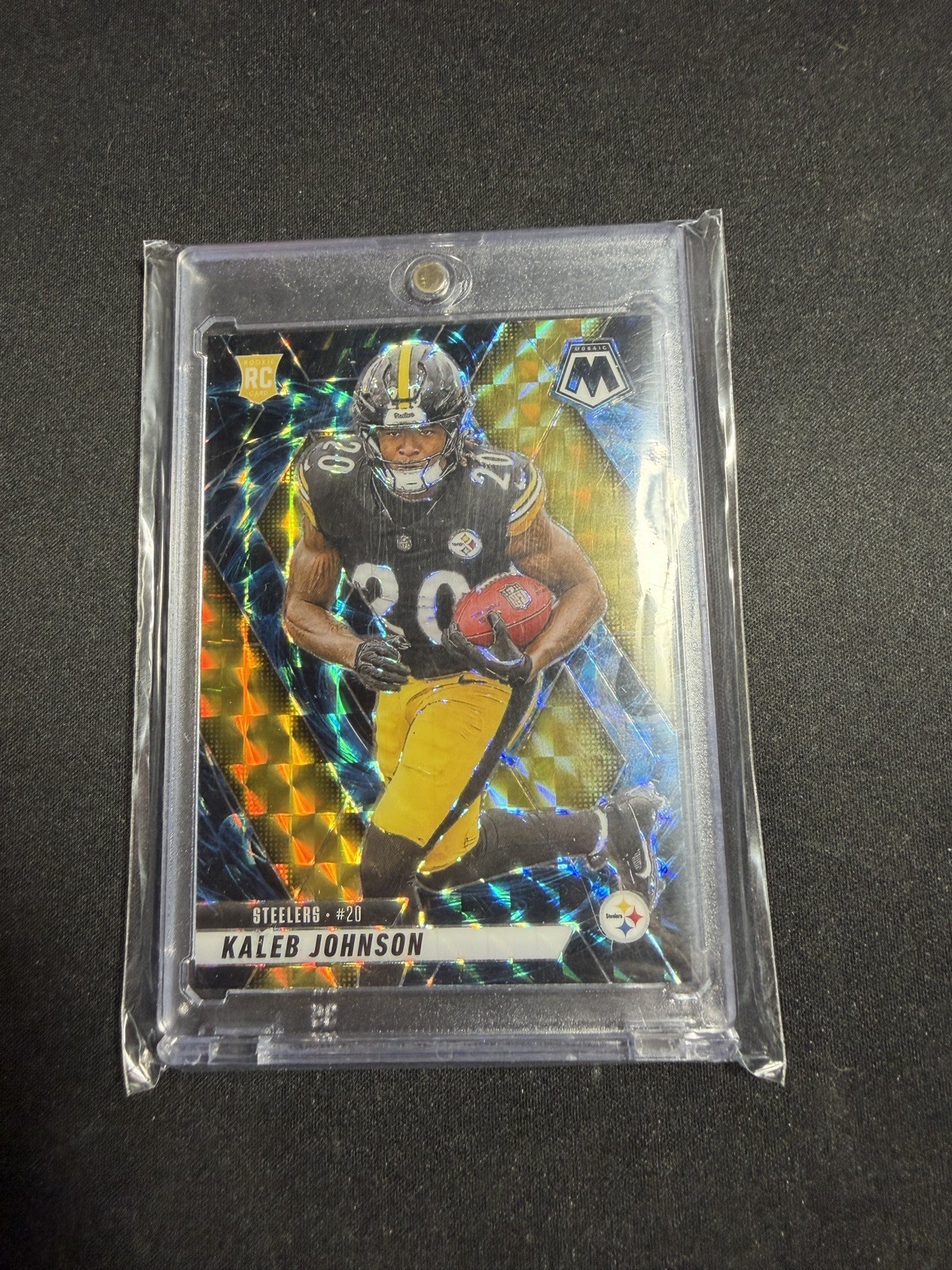 2025 Panini Mosaic: Kaleb Johnson Genesis Prizm SSP #315 (RC)🔥🔥