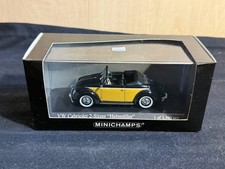 Minichamps 1/43 Vw Hebmuller 1949 Black/Yellow Part Number 430 052135 Volkswagen