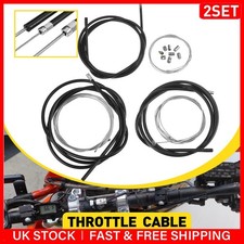 2SET Kit Universal Motorcycle Scooter Clutch Brake Throttle Line Cable Harness