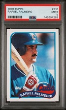 1989 Topps Rafael Palmeiro #310 PSA 9 MINT Chicago Cubs 