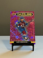 2021-22 Upper Deck Series 1 - Dazzlers Alex Newhook #DZ-13 Pink (RC)