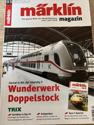 märklin-magazin Juni 2018/Juli 2018 ''Wunderwerk Doppelstock'' ( N9 )