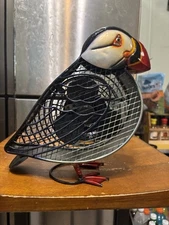 Deco Breeze Puffin Bird Metal Plug In  Electric Fan Rare Find Collectible