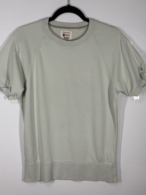 #ad #ad Champion And Todd Snyder Raglan Short Sleeve Sweatshirt Sage Light Green Size XS $34.99
