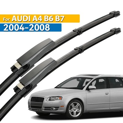 2Pcs Front Windshield Wiper Blade Set For Audi A4 B7 S4 RS4 2004 - 2008 22''+22''