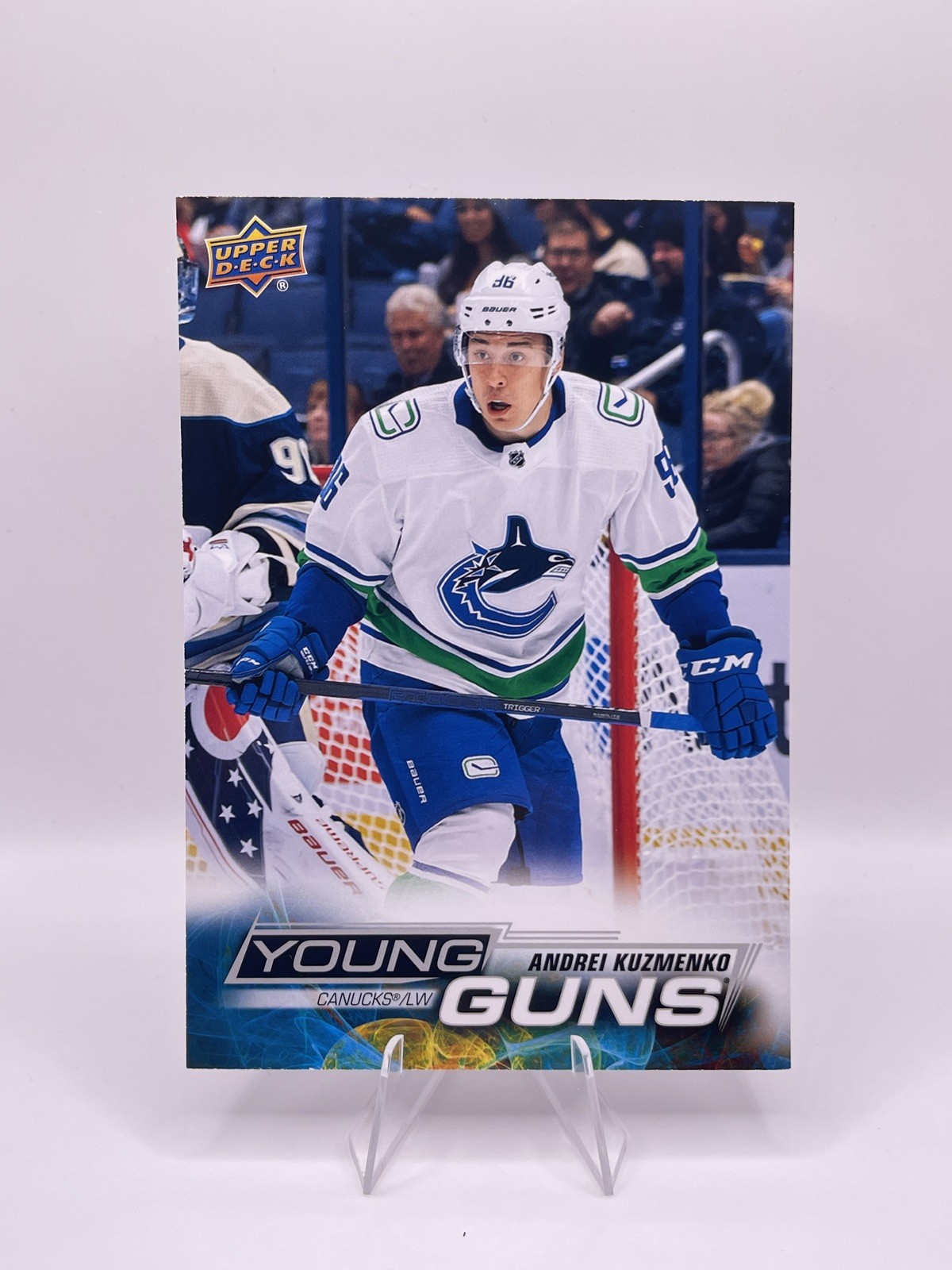 Andrei Kuzmenko Young Guns Rookie JUMBO CARD 2022-23 UD Hockey #465 RC