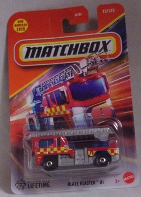 KKar Matchbox - 2025 Basic - #13/125 - Blaze Buster III - Red & Gray