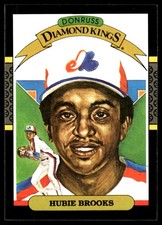 Hubie Brooks 1987 Leaf #17 Montreal Expos MLB READ FREE SHIPPING AutographDen