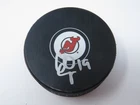 Carter Camper Autographed Signed New Jersey Devils InGlasCo Hockey Puck