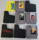 Y-172 VINTAGE NES GAME CARTRIDGES-WRESTLEMANIA, SUPER MARIO BROS. 3, GOLF, +!