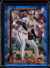 2025 Topps Chrome Sapphire Edition Cade Povich #140 RC Baltimore Orioles