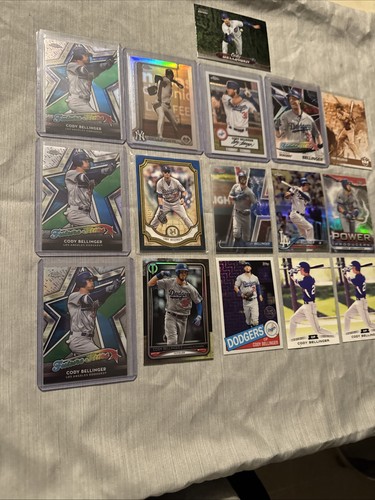 Collection musée 2018 Cody Bellinger bleu /150 /réfracteur Sp lot de 16 cartes  - Photo 7/7