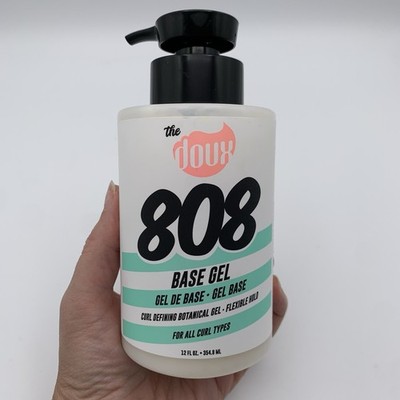 The Doux 808 Base Botanical Curl Activating Hair Gel Flexible Hold 12 fl oz