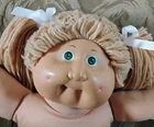 Vintage Cabbage Patch Kids Girl Doll #2 Freckles Tan Poodle TLC