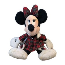 Disney Store Plush Minnie Mouse Christmas Holiday Morning Minnie