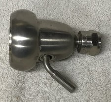 Vintage Standard Adjustable Brushed Nickel Shower Head