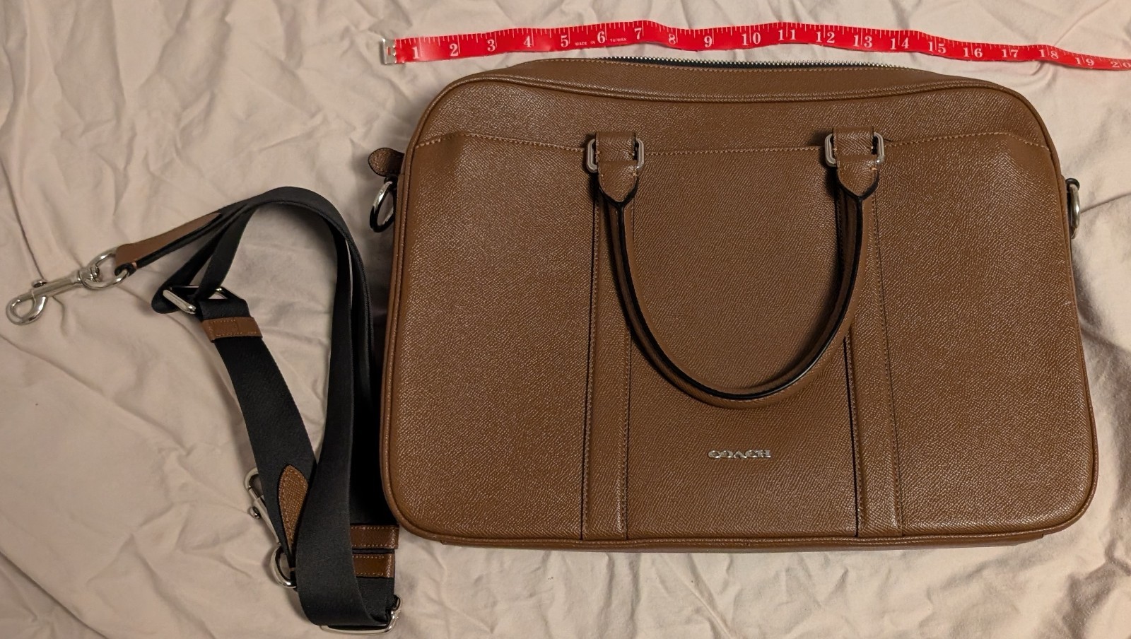 Coach Double Zip Metropolitan Briefcase / Shoulde… - image 3