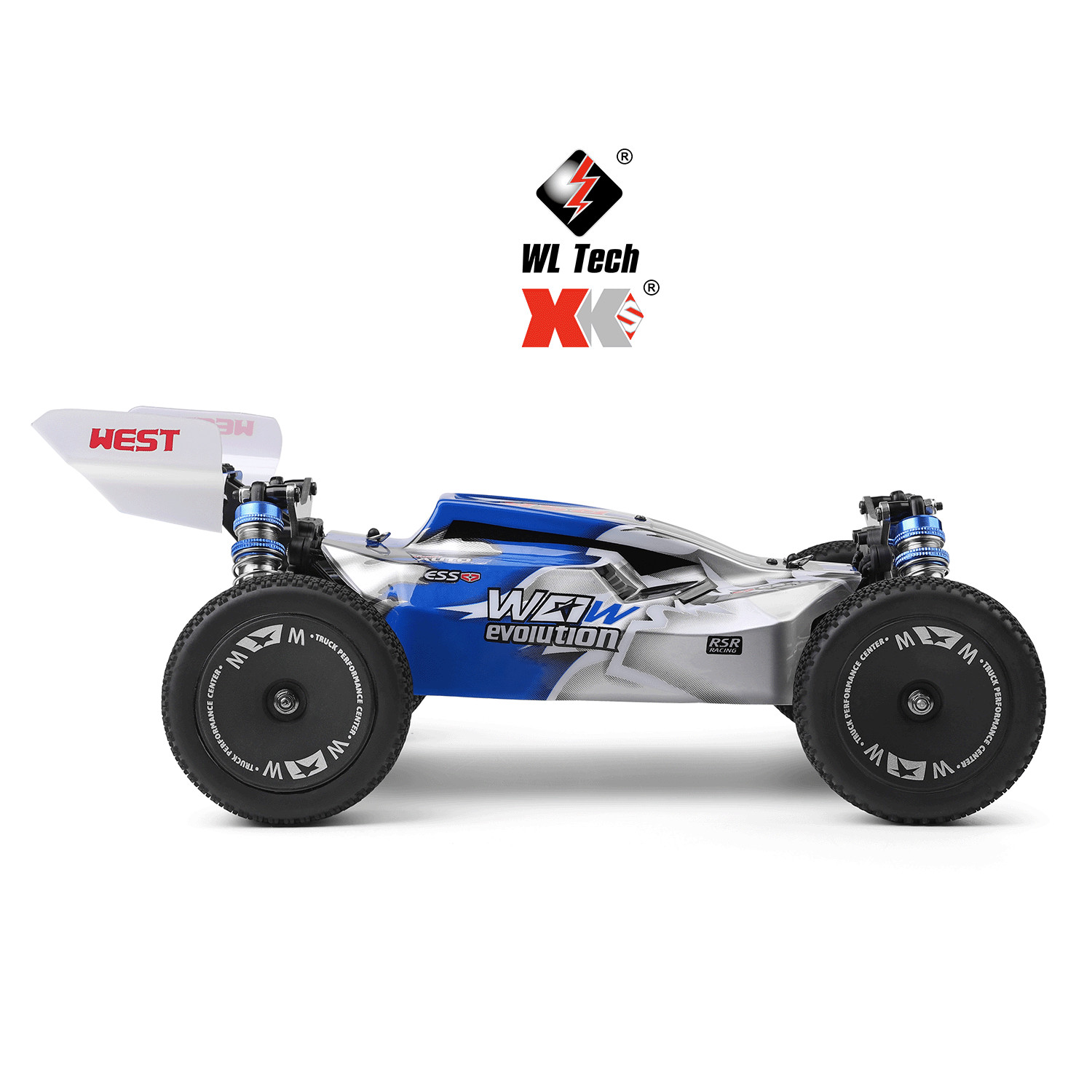 WLtoys 144011 1/14 Fast RC Car,Max 43 MPH Off-Road Remote Control Car with Light