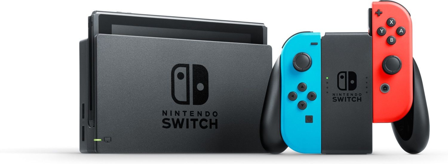 NINTENDO Switch (2019) Joy-Con Bleu neon/Rouge 32 Go Reconditionné Très bon état