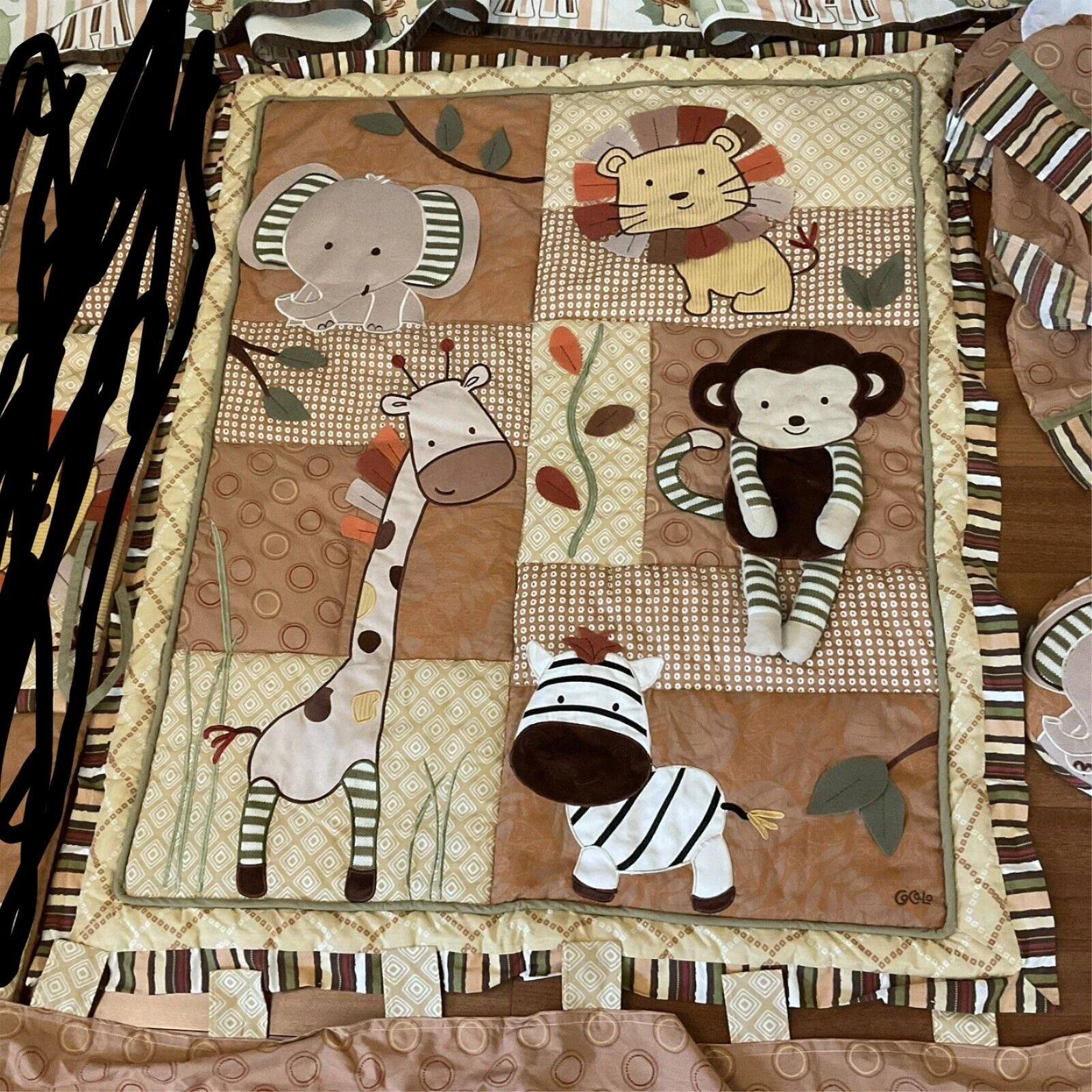 Nali Jungle Cocalo Nursery Crib Bedding Set Comforter Valance Wall
Opens in a new window or tab