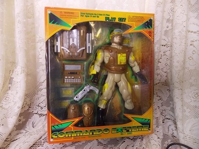 10'' Action Figure Commando Extreme with accessories NIB