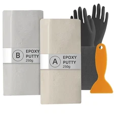 2 Part Epoxy Putty 17.6oz/500g, AB Repair Epoxy Sculpt Clay, Plumbers Filler ...