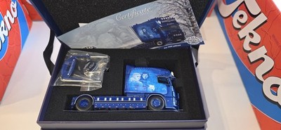 TEKNO 1:50 87523 SCANIA LONGLINE 4er 164 580 V8 TRANSRAPID FRANCE SELTEN NEU OVP