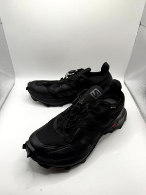 Salomon Supercross Gore-Tex 408092 Womens 6 Sneaker Black Athletic Running Shoes