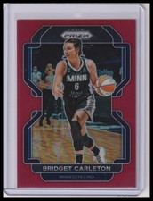 2022 Panini Prizm WNBA Bridget Carleton Red #/199 #121 Minnesota Lynx