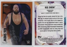 2020 Topps Chrome WWE Orange Refractor /25 Big Show #11