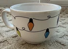 Fiesta jumbo Christmas Lights mug white