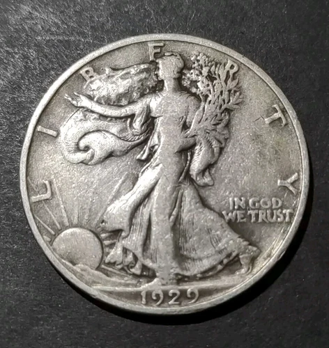 1929-S Walking Liberty Half Dollar Coin