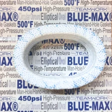Blue Max "Elliptical" Boiler Handhole & Manhole Gaskets 12 X 16 X 1-14 ( 2 Pack)