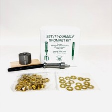 C.S. Osborne Brass Grommet Kit Size 0 Upholstery Supply