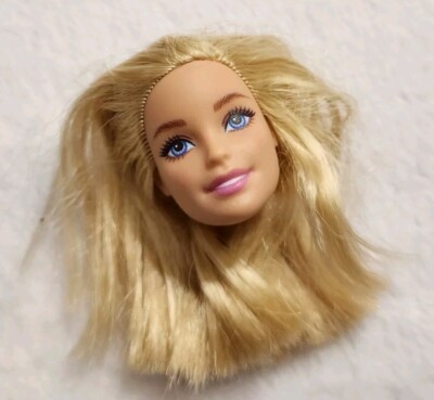 BARBIE HEAD ONLY MILLIE MOLD BLONDE HAIR SIDE PART FOR REPLACEMENT OR OOAK DOLL