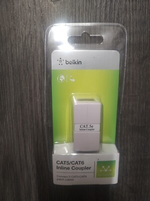 Belkin Inline Koppler - Netzwerkkoppler - RJ-45 (F) auf RJ-45 (F) - CAT 5 - weiß