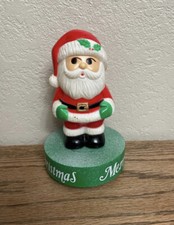 Vintage Christmas 1981 Yuletide Musical Santa...